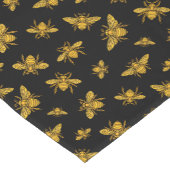 金ゴールドハチオンブラック ショートテーブルランナー (コーナー)