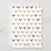 金ゴールドハッピンシンプルグホリデーホリデーカード シーズンカード (裏面)