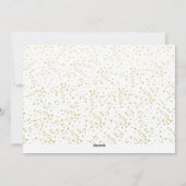 金ゴールドハッピーニューイヤー書道スクリプト1写真 シーズンカード (裏面)