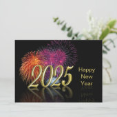 金ゴールドハッピーニューイヤー2025花火 シーズンカード (スタンド正面)