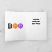 金ゴールドハッピーハローウィンカード カード (内部)