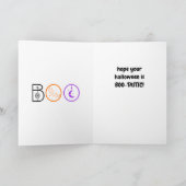 金ゴールドハッピーハローウィンカード カード (内部)