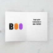 金ゴールドハッピーハローウィンカード カード (内部)