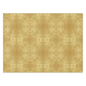 金ゴールドハニカムフラワーフローラディナエレガントー テーブルクロス (正面(横))