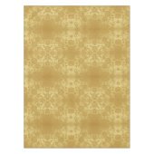 金ゴールドハニカムフラワーフローラディナエレガントー テーブルクロス (正面)