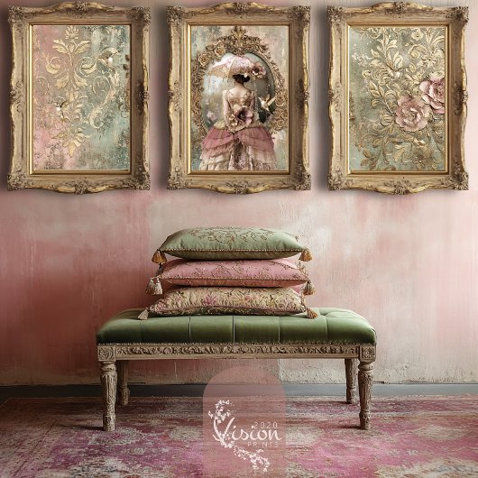 金ゴールドハミングバーズギルドダマスパティーナ 薄葉紙