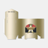 金ゴールドハリウッドレトロスターパーティーボウビーフボックス フェイバーボックス (折り畳みなし)