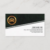 金ゴールドハロータクシーサイネージグリーンタグランジクシードライバー 名刺 (裏面)