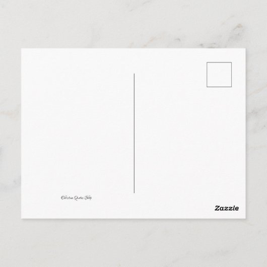 金ゴールドハンドハートとの愛される引用文 ポストカード (裏面)