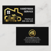 金ゴールドハンドマニツールのホーム修復 名刺 (正面/裏面)