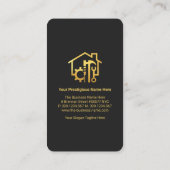 金ゴールドハンドマニングルホーム修理 名刺 (裏面)