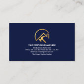 金ゴールドハンドマンツールホームリノベーション 名刺 (裏面)