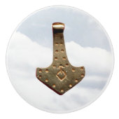 金ゴールドハンマーのセラミックノブ セラミックノブ (正面)