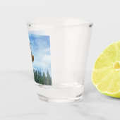 金ゴールドハンマーの木がガラスを撃った ショットグラス (右)