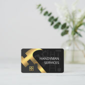 金ゴールドハンマー屋上の手作り道具 名刺 (スタンド正面)