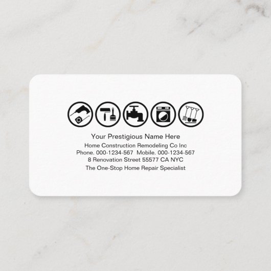 金ゴールドハンマー屋上の手作り道具 名刺 (裏面)