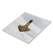 金ゴールドハンマー雲の大きなタイル タイル (側面)