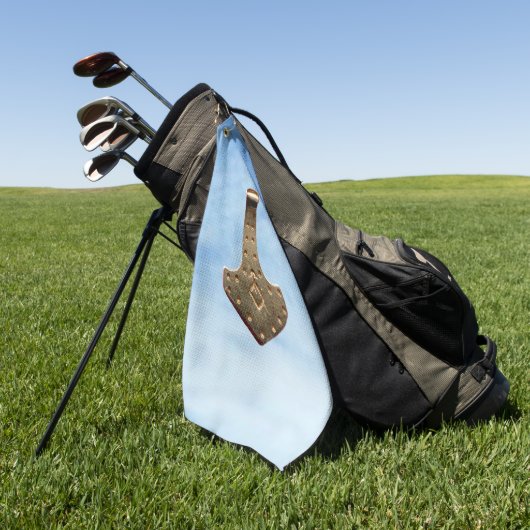 金ゴールドハンマー雲ゴルフタオル ゴルフタオル (グリーン)