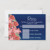 金ゴールドハートとサンゴの花 – RSVP (裏面)