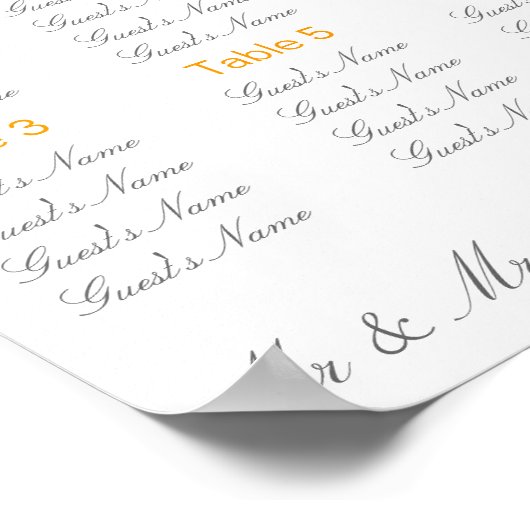 金ゴールドハートと蝶結婚の夕食席 ポスター (角)