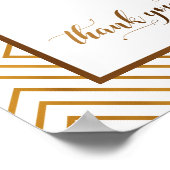 金ゴールドハートはサインの後ずっと幸せに歓迎 ポスター (角)