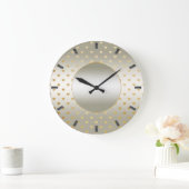 金ゴールドハートウォールクロック ラージ壁時計 (ホーム)