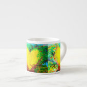 金ゴールドハートエスプレッソマグ エスプレッソカップ (正面右)