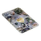 金ゴールドハートキラキラ写真メリークリスマス マグネット (右側)