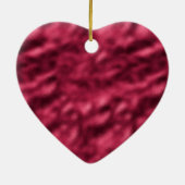 金ゴールドハートグラムレッド愛もっと セラミックオーナメント (裏面)