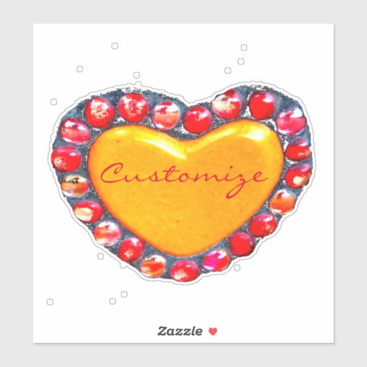 金ゴールドハートサンダー_コーブ シール (シート)