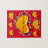 金ゴールドハートサンダー_コーブ ジグソーパズル (横)