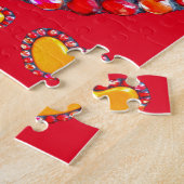 金ゴールドハートサンダー_コーブ ジグソーパズル (側面)