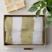 金ゴールドハートストライプ 薄葉紙 (ギフト)