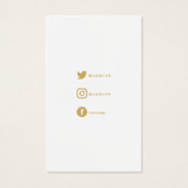 金ゴールドハートネックレス又はブレスレットディスプレイカード (裏面)