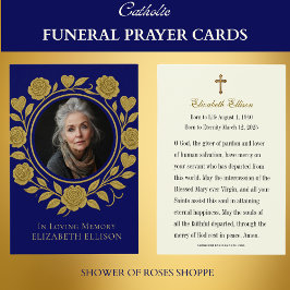 金ゴールドハートバラ葬儀祈りの言葉メモリアル