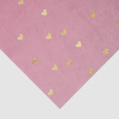 金ゴールドハートピンクグラデーション 薄葉紙 (詳細)