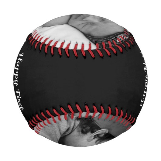 金ゴールドハートファースト・ファーザー・デイ・ベースボール記念 野球ボール (裏面)