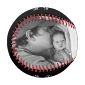 金ゴールドハートファースト・ファーザー・デイ・ベースボール記念 野球ボール (正面左)