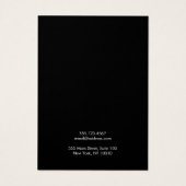 金ゴールドハートブラックイヤリングディスプレイカード (裏面)