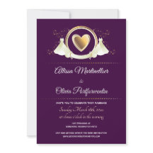 金ゴールドハートメス紫結婚バーチャル