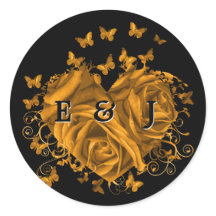 金ゴールドハート新郎新婦蝶スワーズ