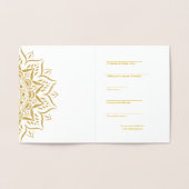 金ゴールドハート曼荼羅箔カード 箔カード (内部)