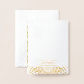 金ゴールドハート曼荼羅箔カード 箔カード (裏面封筒付き)