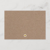 金ゴールドハート段結婚ボール詳細挿入カード エンクロージャーカード (裏面)