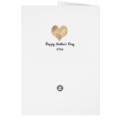 金ゴールドハート母の日友 (裏面)