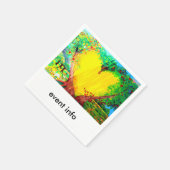 金ゴールドハート紙 スタンダードカクテルナプキン (角)