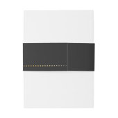 金ゴールドハート結婚雄 |ベリーバンド 招待状ベリーバンド (裏面例)