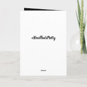 金ゴールドハート16th誕生日カード カード (裏面)