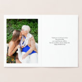 金ゴールドハート | おばあちゃん母の日フォトフォイルカード 箔カード (内部)