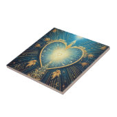 金ゴールドハート タイル (側面)